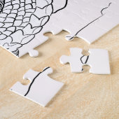 Farbe Ihres eigenen Perldrachen Lineart Puzzle (Seite)