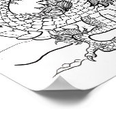 Farbe Ihres eigenen Perlendrachen Poster (Ecke)