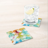 Farbe II Rechteckiger Pappuntersetzer (Vor Ort)