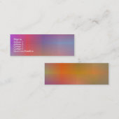 Farbe III Mini Visitenkarte (Vorne/Hinten)