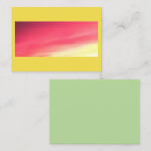 Farbe Illustriert Visitenkarte (Vorne/Hinten)