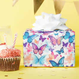 Farbe im Aquarellstil - Whimsikkugel Geschenkpapier