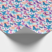 Farbe im Aquarellstil - Whimsikkugel Geschenkpapier (Ecke)