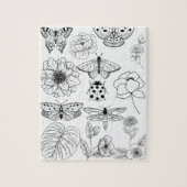 Farbe im eigenen Gartenpuzzle Puzzle (Vertikal)