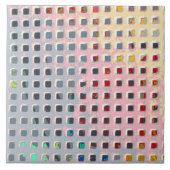 Farbe im Raster Fliese (Vorderseite)