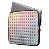 Farbe im Raster Laptopschutzhülle (Vorderseite Links)