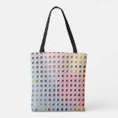 Farbe im Raster Tasche (Rückseite)