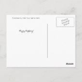 Farbe in B4 für Kamelien ・ Postkarte (Rückseite)