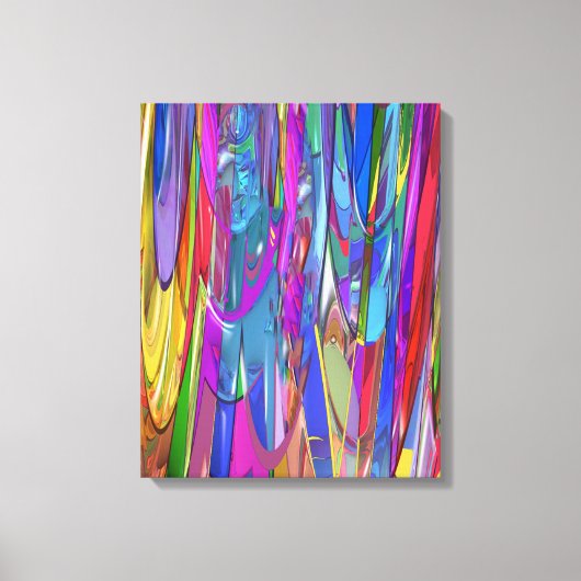 Farbe in Bewegung Leinwanddruck (Vorderseite)