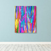 Farbe in Bewegung Leinwanddruck (Insitu (Holzboden))