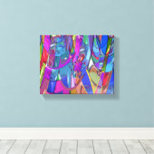 Farbe in Bewegung Leinwanddruck (Insitu (Holzboden))