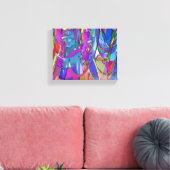 Farbe in Bewegung Leinwanddruck (Insitu (Wohnzimmer))