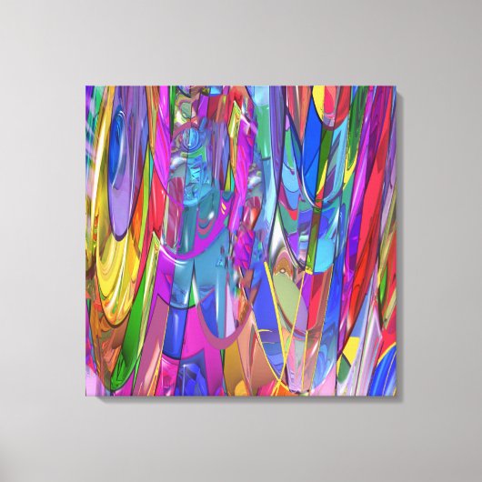 Farbe in Bewegung Leinwanddruck (Vorderseite)