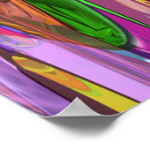 Farbe in Bewegung Poster (Ecke)