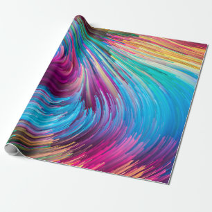 Farbe in Bewegungsserie. Hintergrund Geschenkpapier