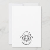 Farbe in Frohe Weihnachtsfeier Weihnachtswohnung Karte (Rückseite)