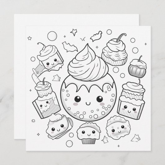 Farbe in Geschenkkarte (Vorne/Hinten)