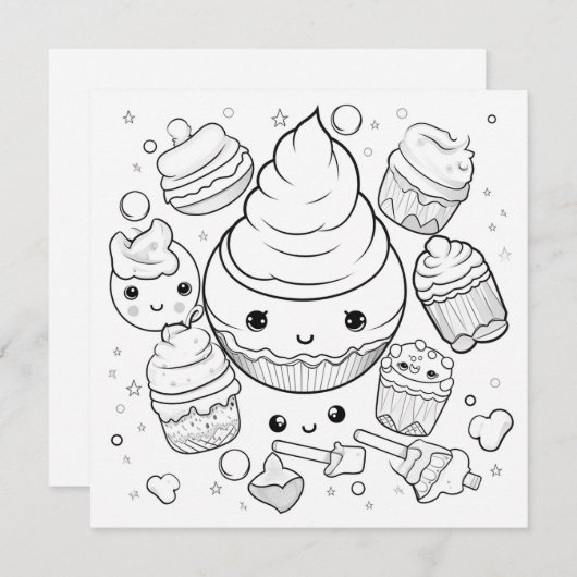 Farbe in Geschenkkarte (Vorne/Hinten)