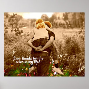 Farbe in meinem Leben: Dank Vater Custom Poster