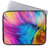 Farbe in Serie. Abstraktes Design aus Fl Laptopschutzhülle (Vorderseite)