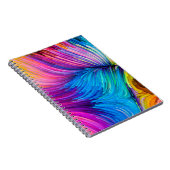 Farbe in Serie. Abstraktes Design aus Fl Notizblock (Rechte Seite)