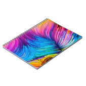 Farbe in Serie. Abstraktes Design aus Fl Notizblock (Linke Seite)