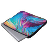 Farbe in Serie. Hintergrund Laptopschutzhülle (Vorne Knopf)