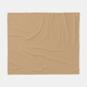 Farbe: Kamelbraun / Tan Fleecedecke (Vorderseite (Horizontal))
