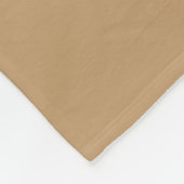 Farbe: Kamelbraun / Tan Fleecedecke (Ecke)