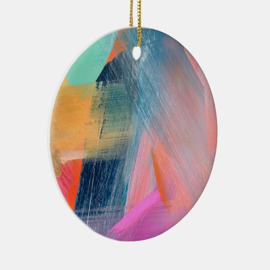 Farbe Kariert Keramik Ornament (Rechts)