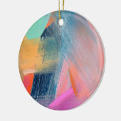 Farbe Kariert Keramik Ornament (Links)