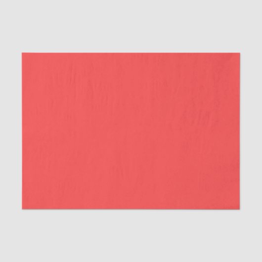 Farbe: Korallenrot Seidenpapier (Vorderseite)