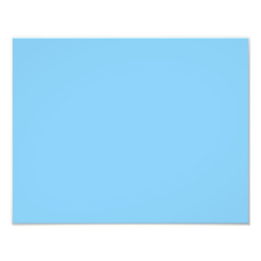 Farbe Licht Blau Fotodruck (Vorne)