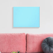 Farbe Licht Blau Leinwanddruck (Insitu (Wohnzimmer))