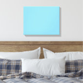 Farbe Licht Blau Leinwanddruck (Insitu (Schlafzimmer))
