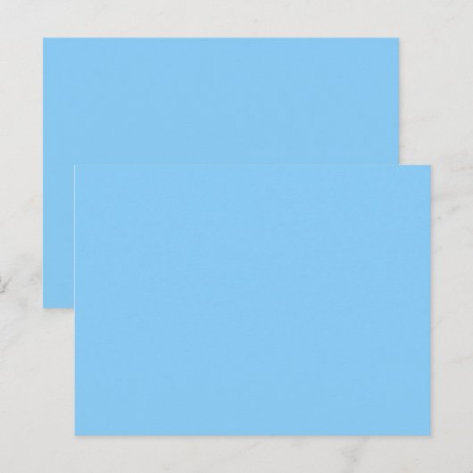 Farbe Licht Blau Postkarte (Vorne/Hinten)