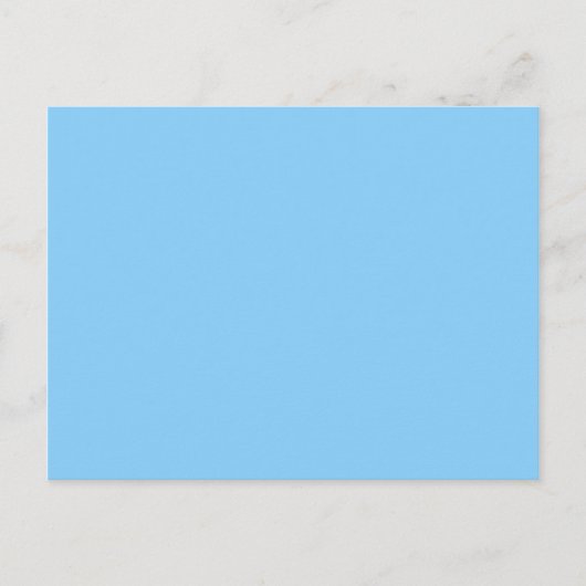 Farbe Licht Blau Postkarte (Vorderseite)