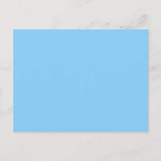 Farbe Licht Blau Postkarte (Vorderseite)