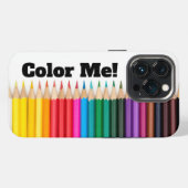 "Farbe!" Maßgeschneiderter Handy-Fall iPhone Hülle (Rückseite (Horizontal))