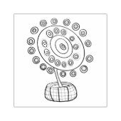 FARBE ME COSMIC BOUQUET GUMMISTEMPEL (Prägung)