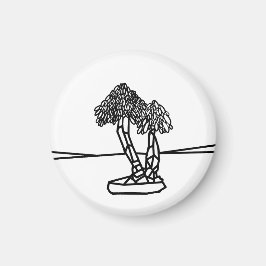 FARBE ME PALM BONSAI MAGNET
