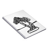 FARBE ME PALM BONSAI NOTIZBLOCK (Rechte Seite)