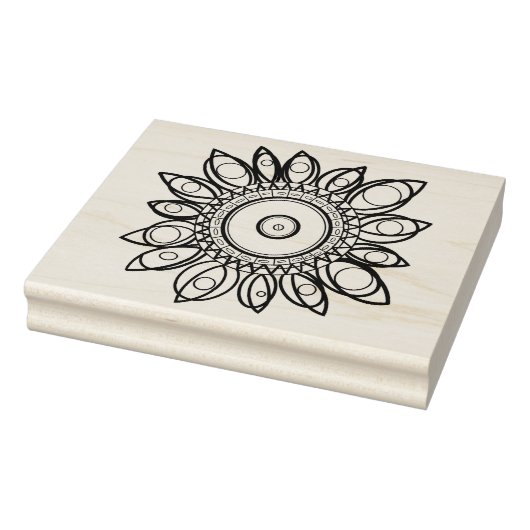 FARBE ME PEACOCK MANDALA GUMMISTEMPEL (Stempel)