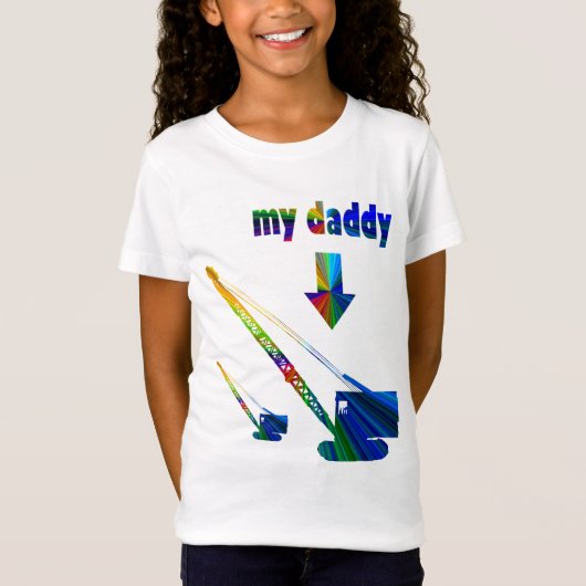 FARBE MEINE DADDY CRANE BETREIBER SCHWERE AUSRÜSTU T-Shirt (Vorderseite)
