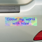 Farbe meiner Welt mit Hoffnung Autoaufkleber (Auf Auto)
