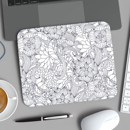 Färbe mich ein, bevor du botanische•Custom versche Mousepad