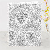 Farbe mir extravagante Diamanten Grußkarte Karte (Gelbe Blume)