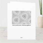 Farbe mir extravagante Diamanten Grußkarte Karte (Rückseite)