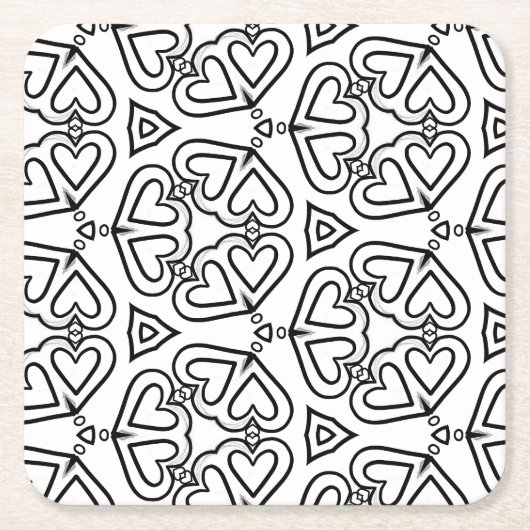 Farbe mir Schmetterlingsherzen Untersetzer (Vorderseite)