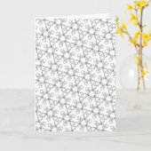 Farbe mir Sterne und Pfeile Grußkarte Karte (Gelbe Blume)